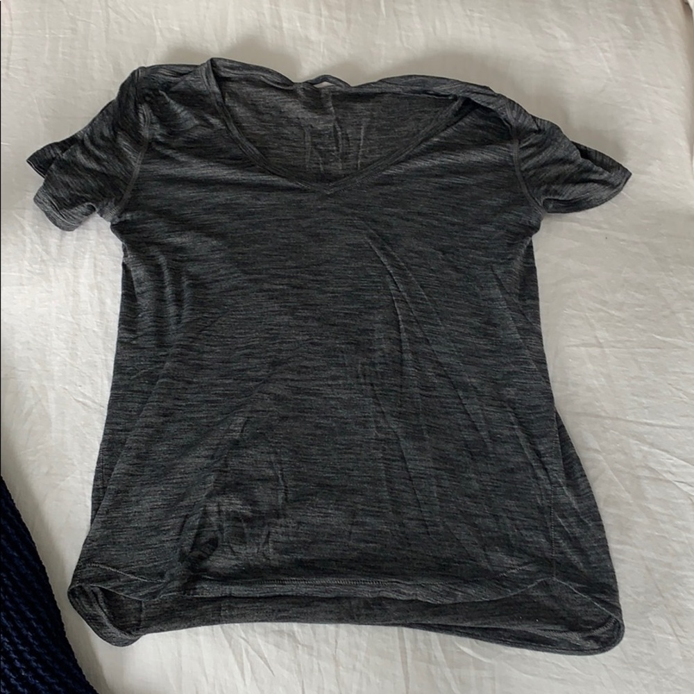 lululemon grey v neck